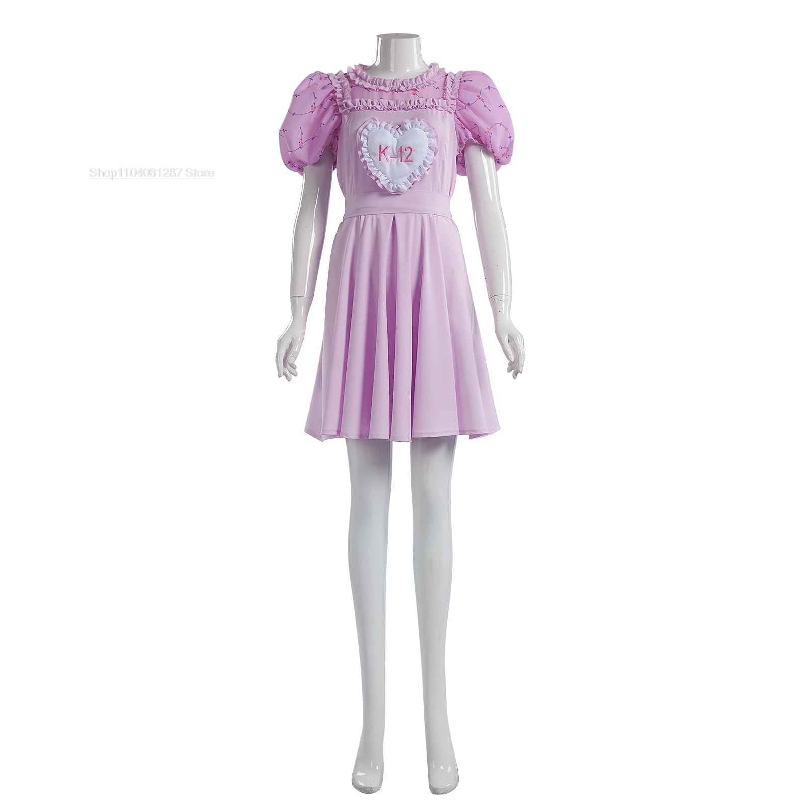 Damen K-12 Crybaby Angelita Cosplay K12 Uniform Rosa Lila Kleid Süße Mädchen Melanie Martinez Outfits Halloween Kostüm