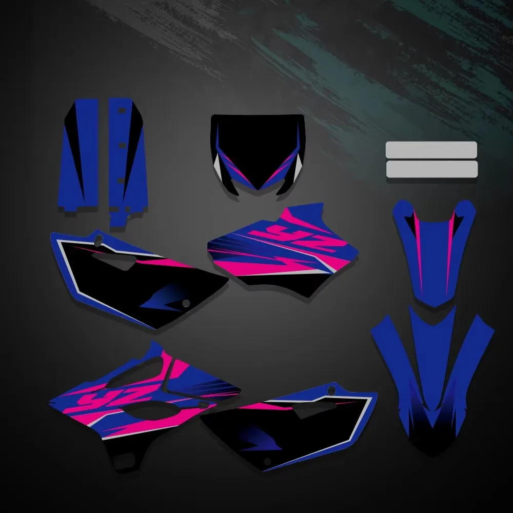 Naklejki na motocykl Grafika Pełny Zestaw Tła Dla Yamaha YZ YZ85 85 85YZ 2015-2020 2019 2018 2017 2016 Ochraniacz Personalizacja
