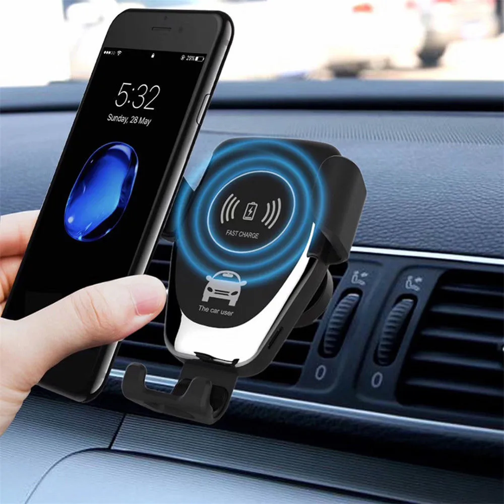 30W Car Wireless Charger Air Vent Mount Phone Holder Stand For iPhone 15 14 13 12 Samsung Xiaomi Induction Fast Car Charging