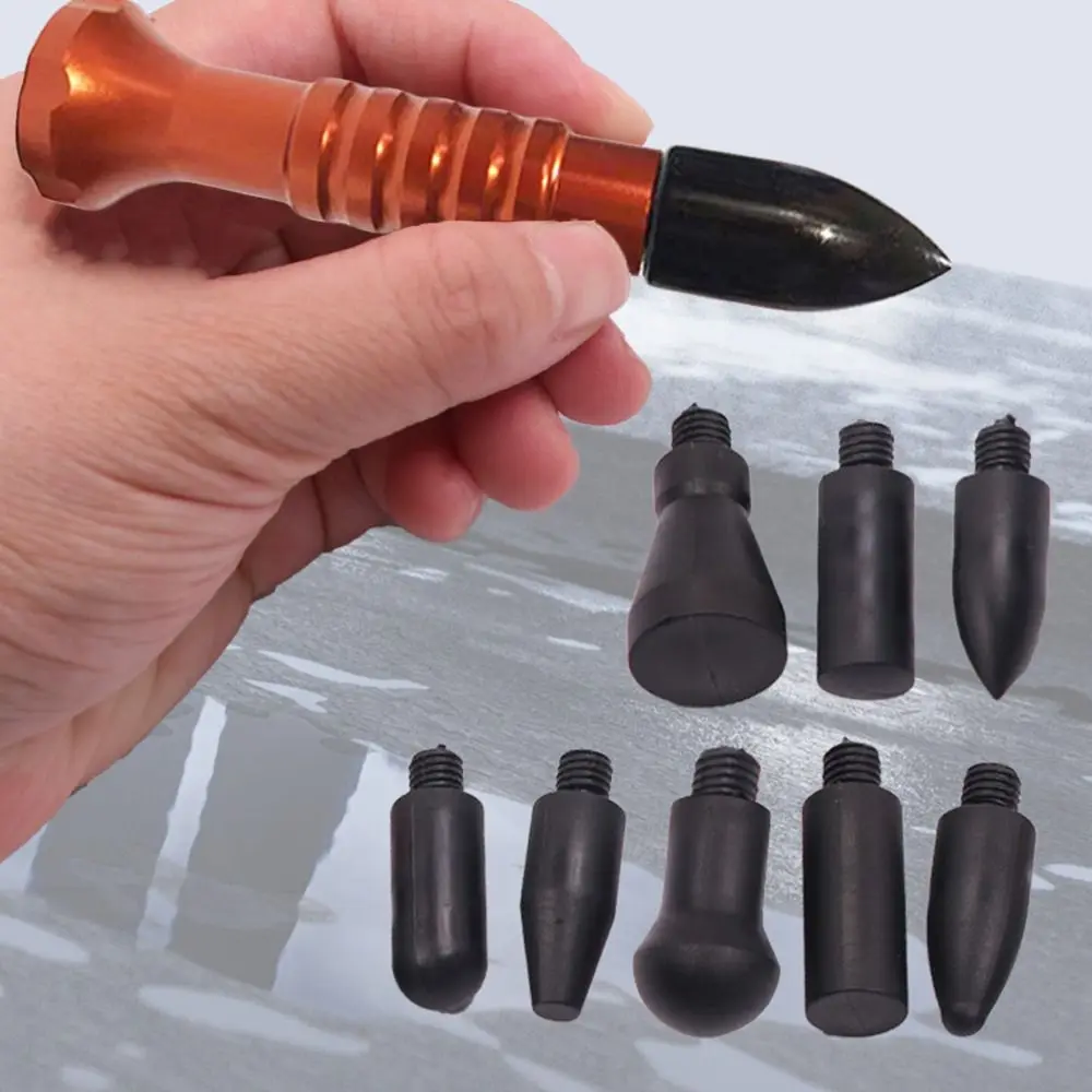 

10Pcs Fix Paintless Dent Repair Kits with 9 Heads Tips Hand Tool Dent Repair Tool Kits Knock Down DIY