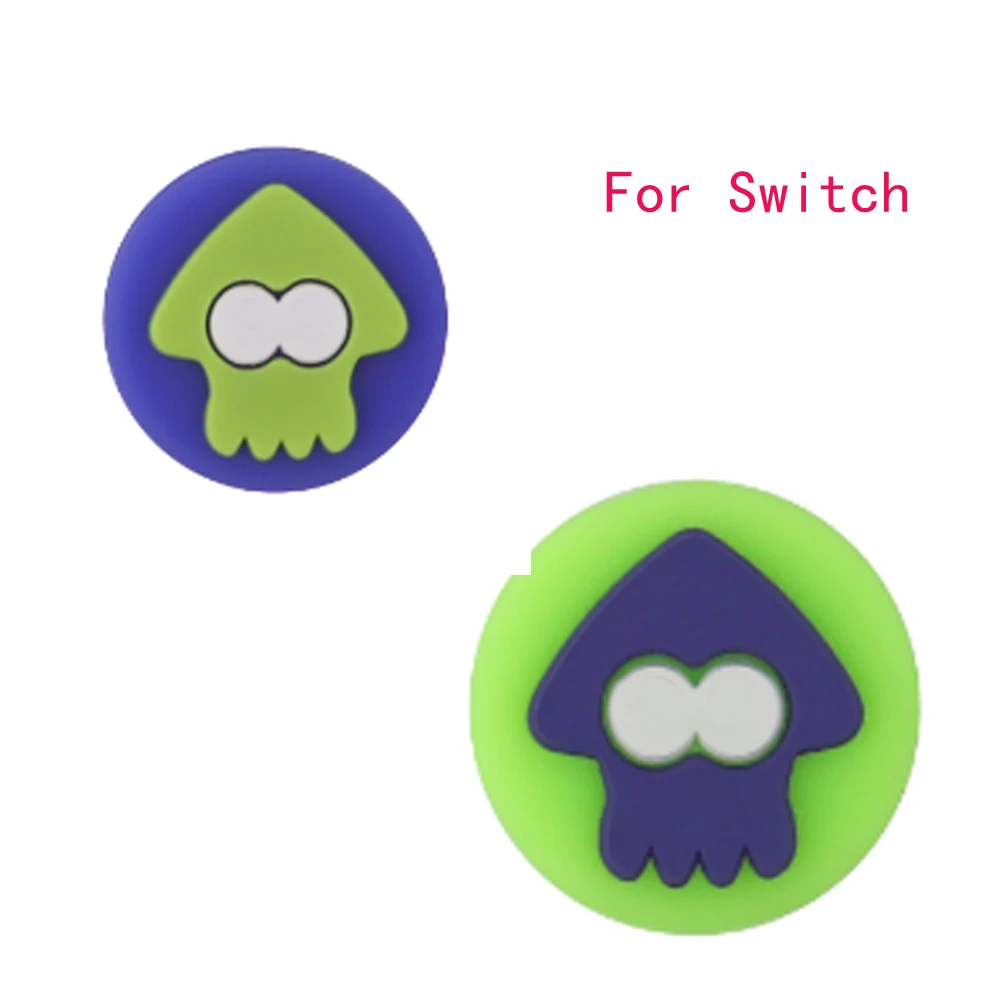 Silicone Gamepad Cap for Splatoon Protective Game Handle Cover Joystick Rocker Cap For Nintendo Switch Rocker Hat