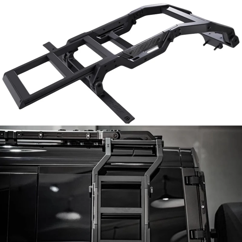 

Fit for PLUMB Land Rover New Defender 110 Folding Side Ladder Climbing Ladder Roof Rack Pedal Modification Upgrade Kit