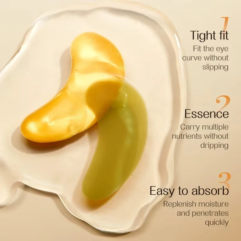 5Pairs GONGPEI 24K Golden Eye Mask Anti Dark Circles Moisturizing Anti-wrinkles Anti-aging Eye Patches Korean Skin Care