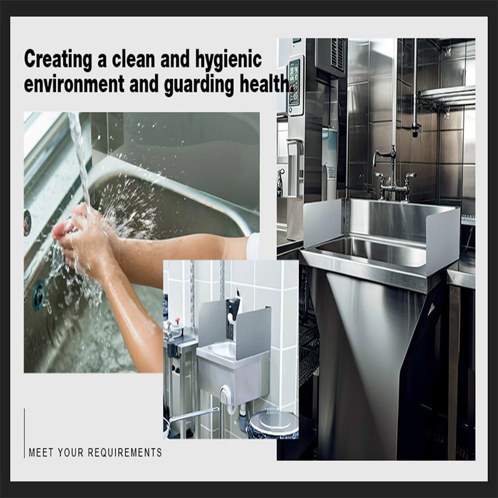 

A45-Kitchen Sink Water Guard Dish Washing Baffle Board Sink Board Protector Sink - Proof Retaining Plate