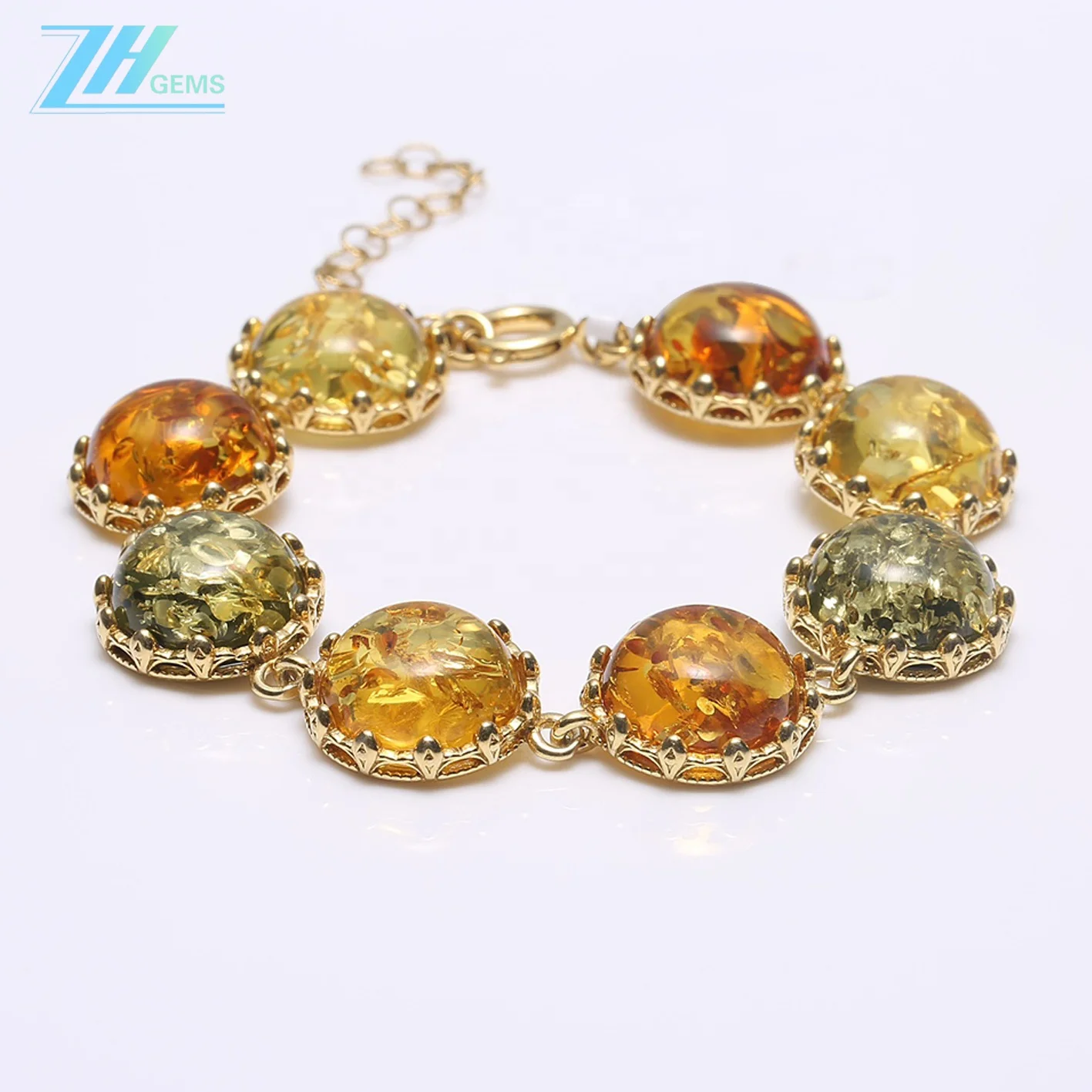 Natural Baltic Sea No Optimized Amber Bracelet