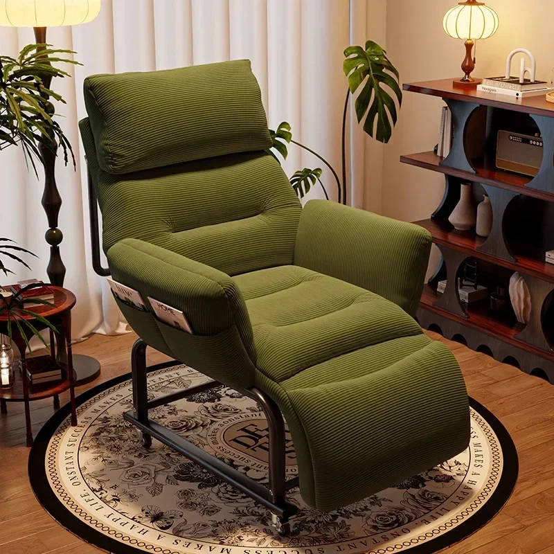 Multi-functional Lazy sofa recliner single sofa chair sleepable reclining office lunch break dual-purpose chair computer chair