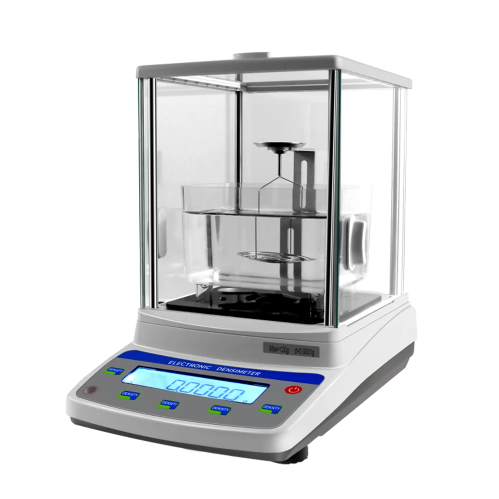 

0.0001g High Labs Analytical Balance Scales Precision Solid Density Meter Densimeter