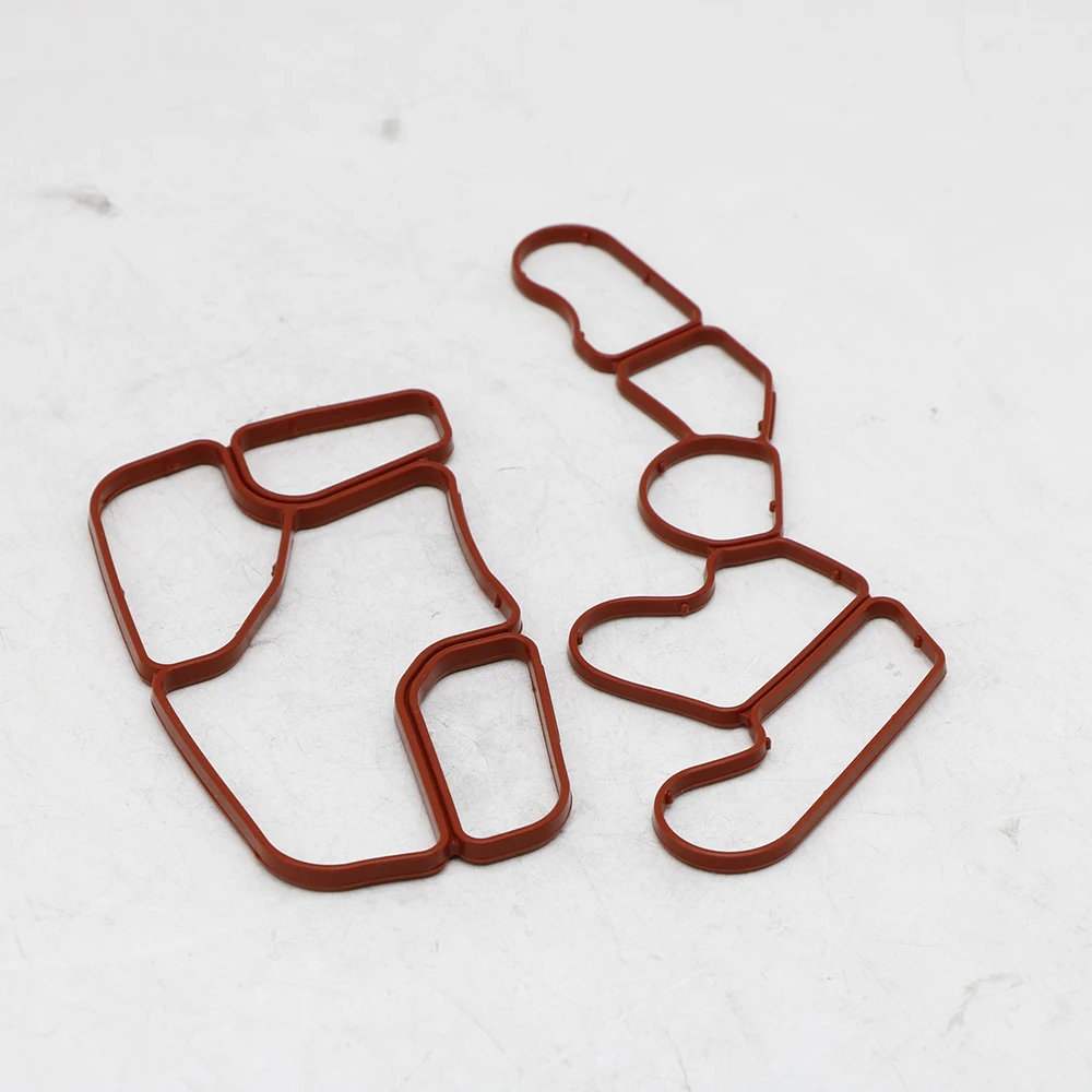 Oil Cooler seal gasket  Fit For Mercedes W203 W204 W221 M272  OE:A2721840280 A2721840080