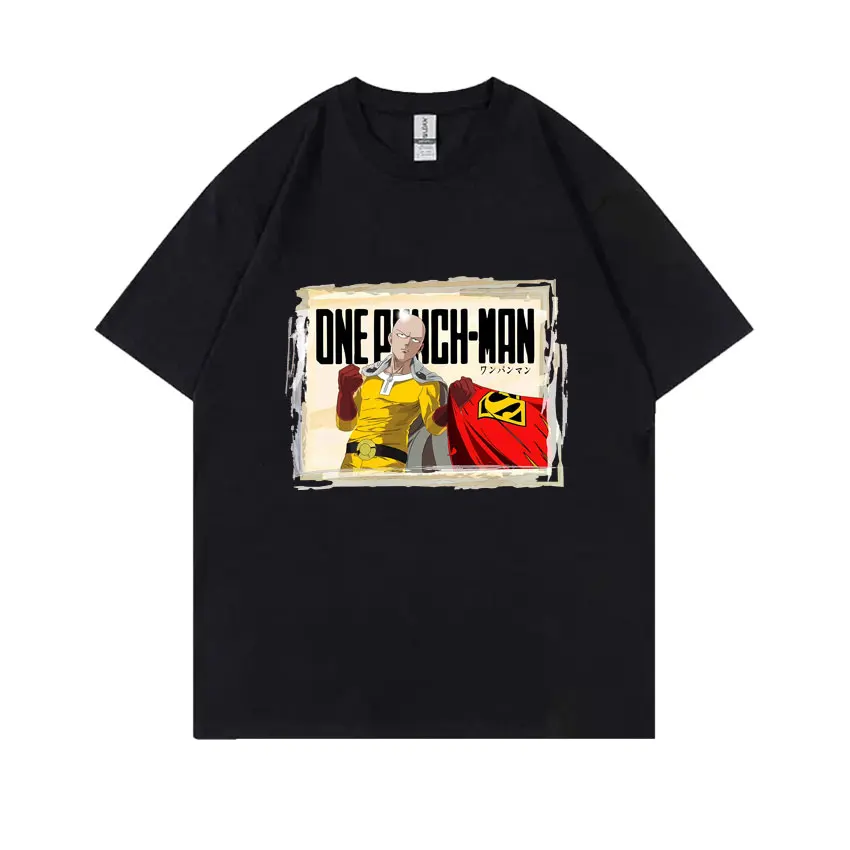 

Hot Sale Anime One Punch Man Saitama Funny Meme Graphic T-shirts Men Casual Oversized Tshirt Unisex Cartoon Manga Short Sleeve