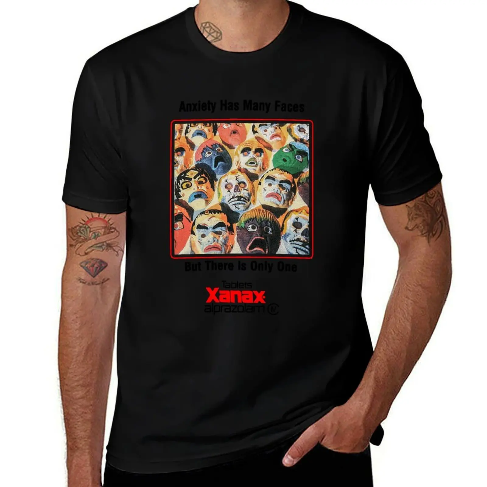 

XANAX T-Shirt t shirt for man 100 percent cotton man t shirts high quality luxury brand T-Shirt
