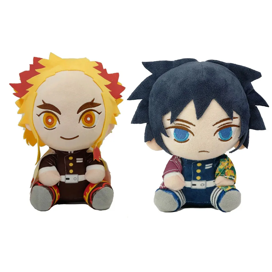 Chaud 20 cm japon Anime démon Slayer Tomioka Giyu Kamado Tanjirou Kamado Nezuko Agatsuma Zenitsu jouets en Peluche poupée Peluche femmes cadeau