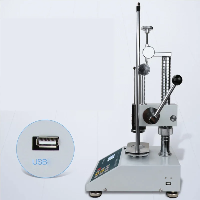 

New 220v New Digital Display Spring Tension And Compression Testing Machine Dynamometer