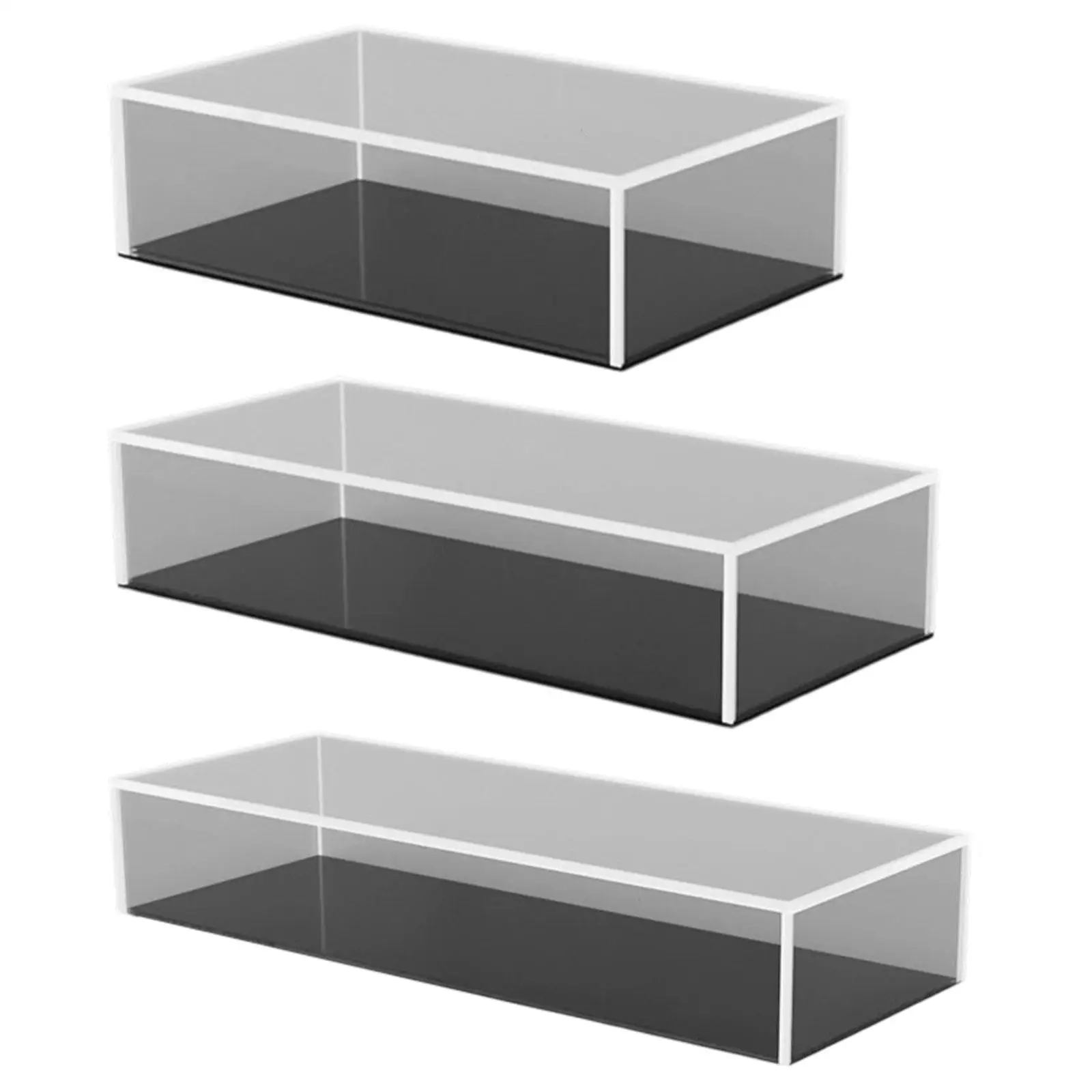 

1/64 Diorama Car Display Case Diecast Car Garage Protection Collectible Ornament Decorative Acrylic Organizer Show Case