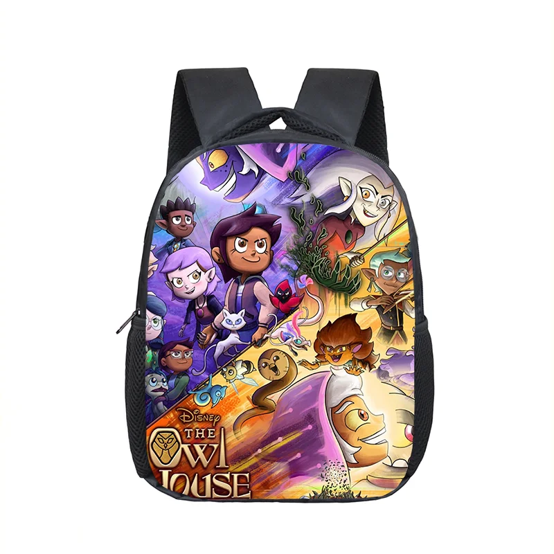 

12 inch Disney The Owl House Kindergarten Backpack Children School Bag Toddler Bag for Fashion Kids School Bookbags Gift