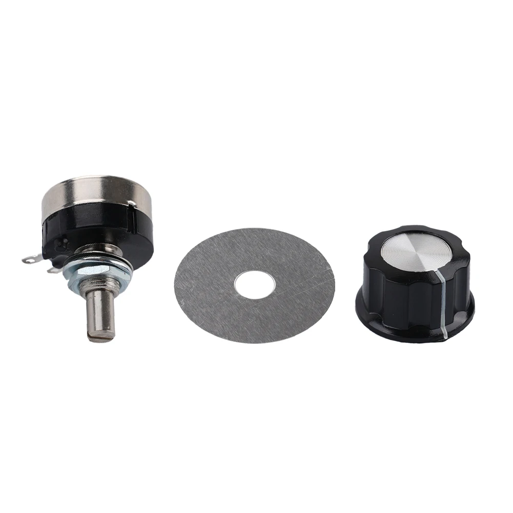 Rotary Taper Potentiometer with for dial and Control Knob for Versatile Equipment Adjustment for 5k Ohm Resistance RV24YN