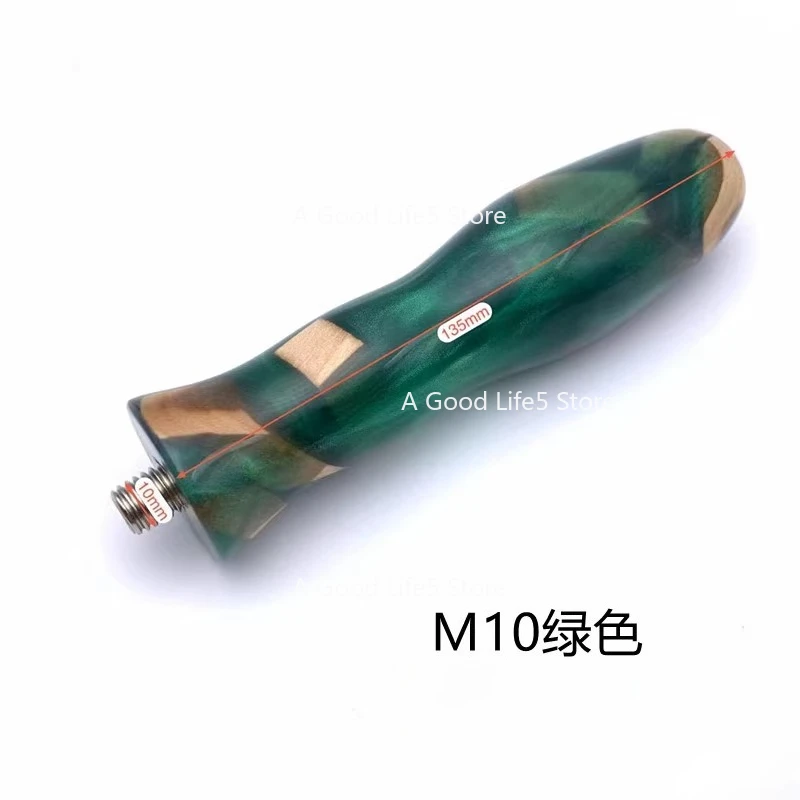 Apply To Semi-automatic Coffee Resin Stabilized Wood Color Handle Coffee Machine Modified Bottomless Double