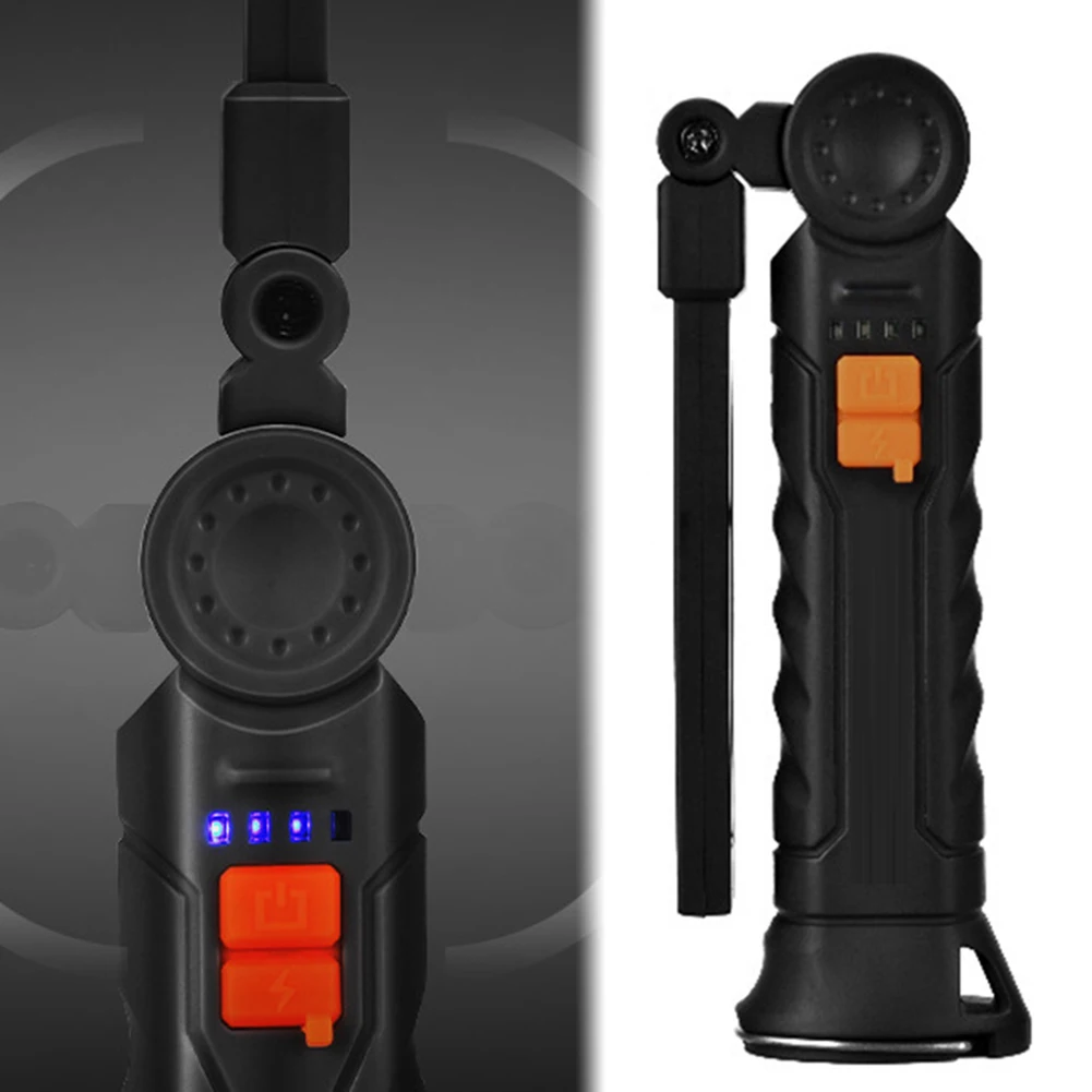 USB C Rechargeable Multi Functional For COB LED Flashlight Featuring a Unique Rotatable Head For Maximum Usability