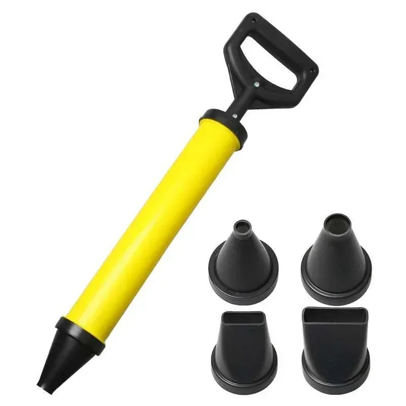 Caulking Gun Applicator Grouting Gun Grouting Mortar Sprayer Grout Filling Tools Cement Lime Pump With 4 Nozzles