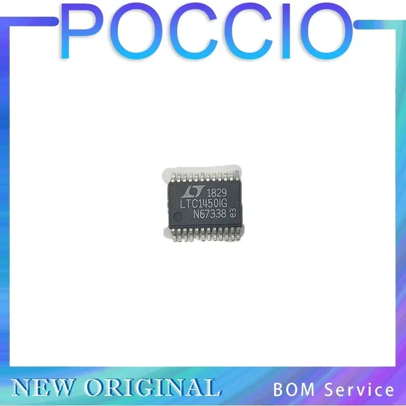 LTC1450CG LTC1450LCG LTC1450LIG LTC1450 - Parallel Input, 12-Bit Rail-to-Rail Micropower DACs in SSOP