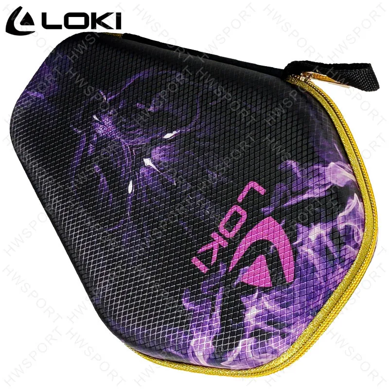 LOKI Custodia per racchetta da ping pong Modello drago Custodia protettiva portatile per racchetta da ping pong Custodia rigida