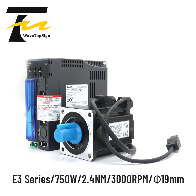 servo driver delta com cabo 3m serie e3 asd e30721 l servo motor ecm e3m c20807rse ecm e3m c20807sse 750w 01