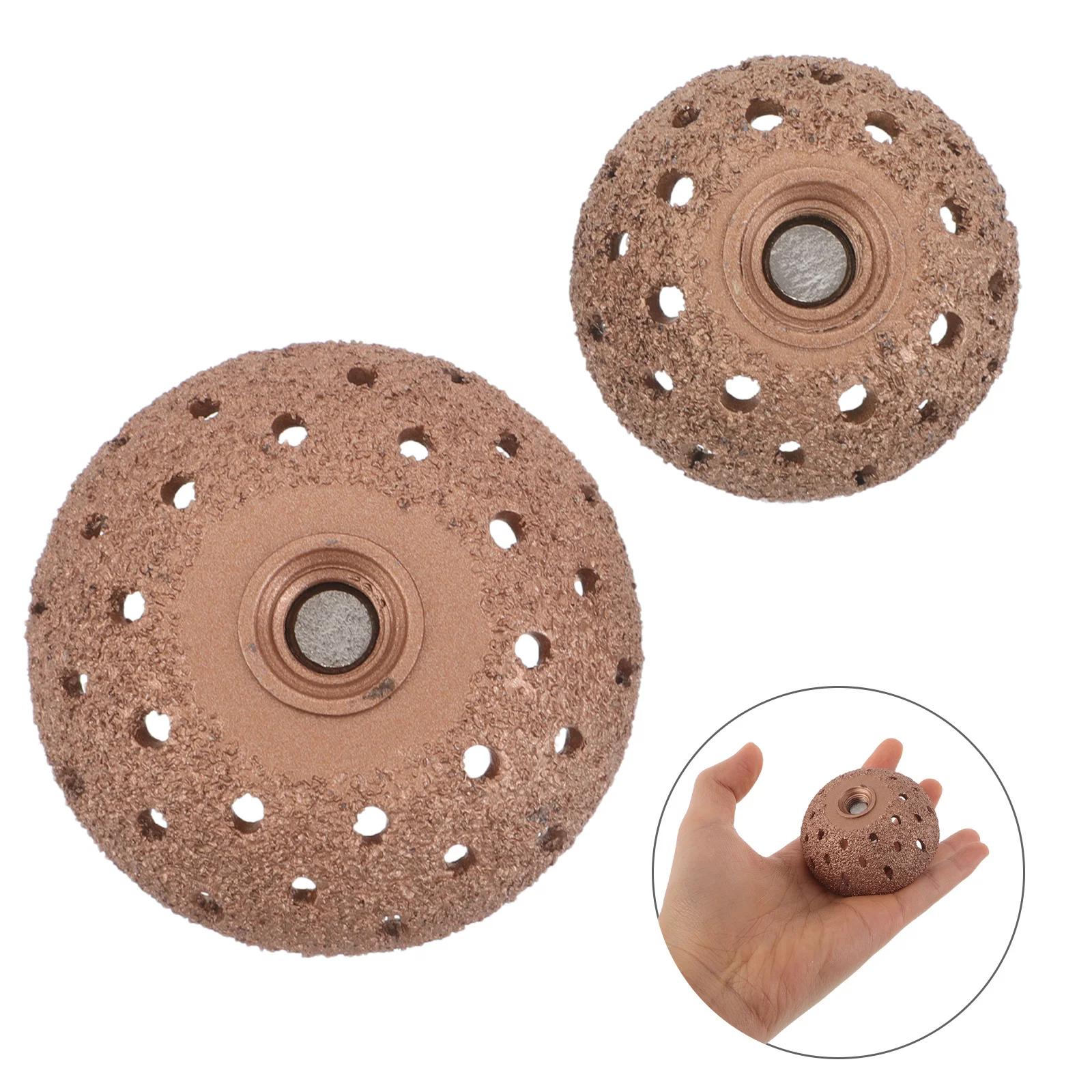 

2pcs 55Mm 38Mm Tungsten Carbide Grinding Wheel For Metal Buffer Disc Vehicle Maintenance, Die Grinder Grinding Disc, Tire Repair