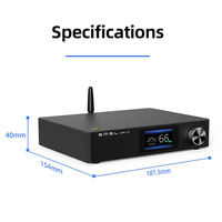SMSL DA-9 High Quality Power Amplifier Bluetooth 5.0 Amp APT- X Support DA9 with Remote Control