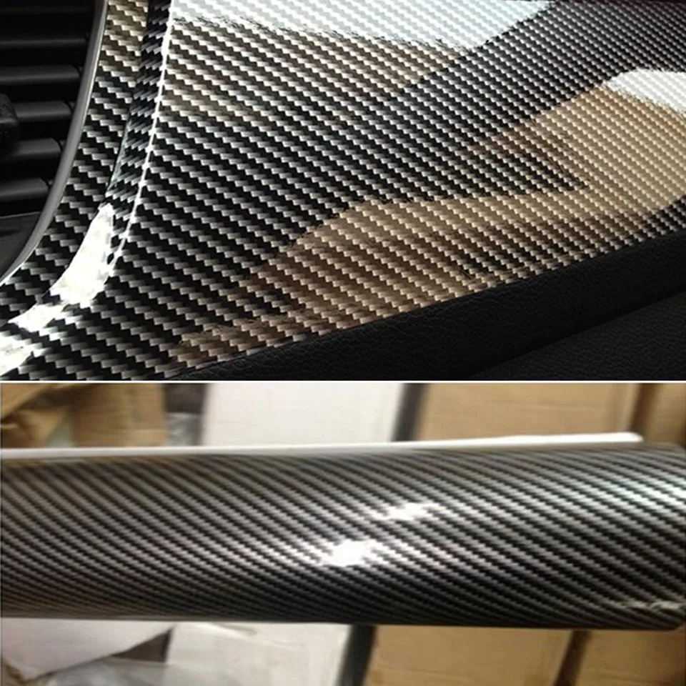 5D High Glossy Carbon Fiber Vinyl Film Car Styling Wrap Accessories FOR Mercedes Benz ML500 ML350 GL450 B200 B150 CLK63 R F700