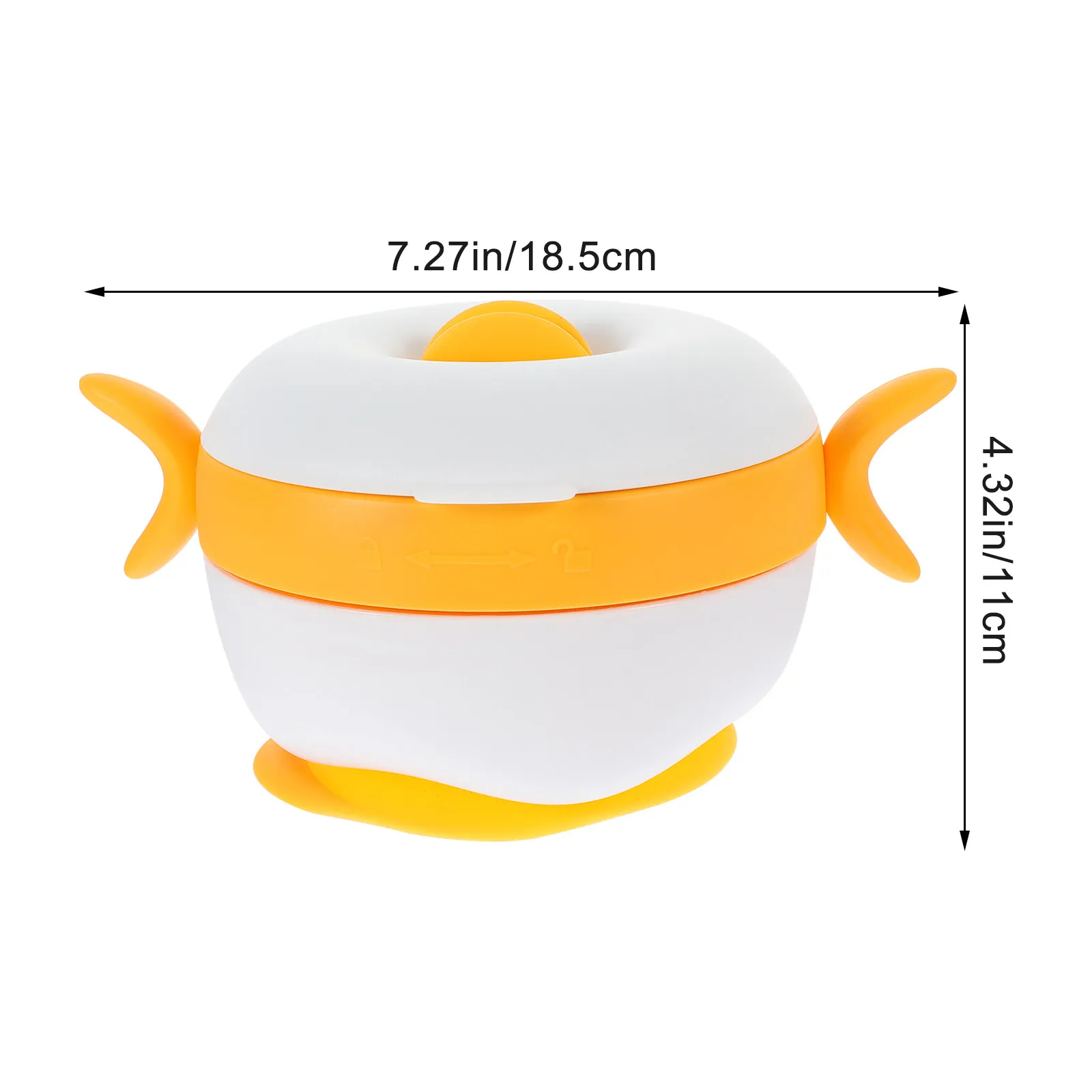 Double Layer Baby Thermal Bowl Premium Food Grade Insulated Baby Bowl for Infants and Toddlers Deepen Bottom Strong Toddler view 5