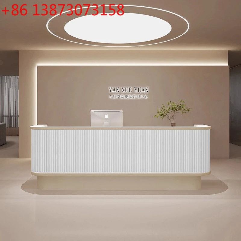 

Simple beauty salon light luxury checkout page barber shop medical beauty oral bar counter wedding photo studio company front