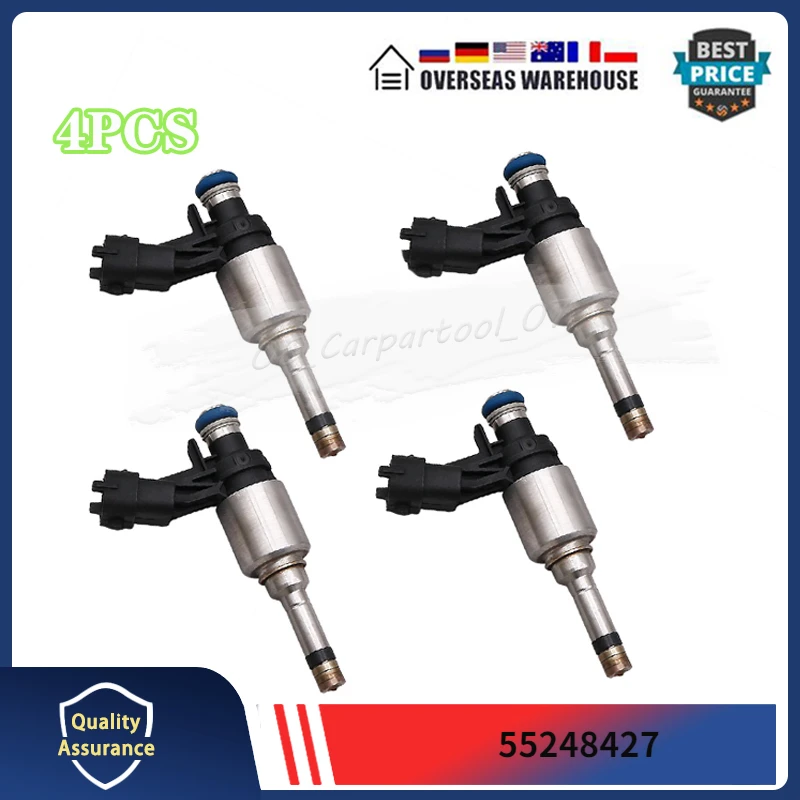 Set Of 4 Fuel Injectors Fits For Alfa Romeo 55248427 FOR Alfa Giulietta (940) 1.8 TBi 2015-2016