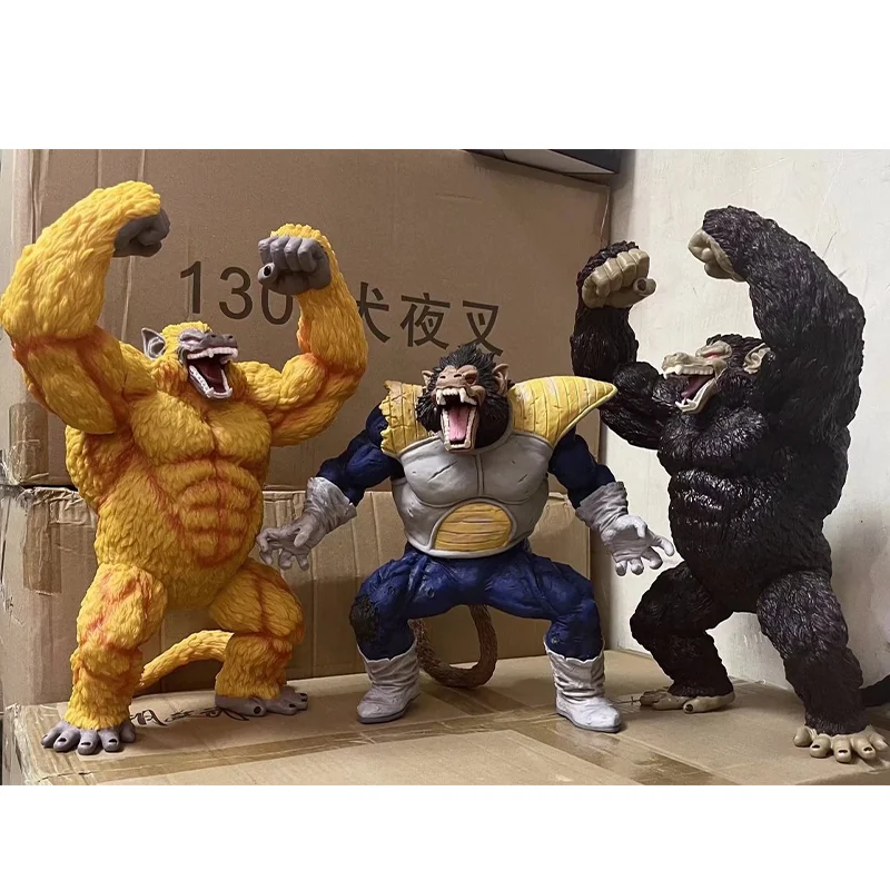 

2025 New Gold Gorilla Bejita Large Ape Model Boxed Collectible Figure Doll Statue Toy Animal Dinosaur Handmade Craft Gift