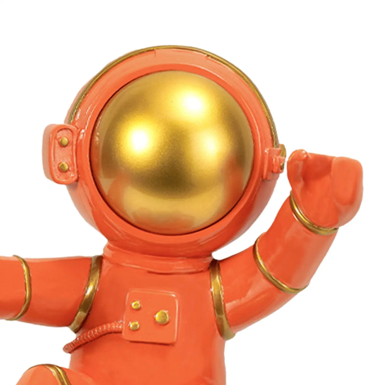 Resin Astronaut Bottle Holder Figurine Rack Statue Stand Sculpture for Countertop Kitchen Decor Gift Ornament