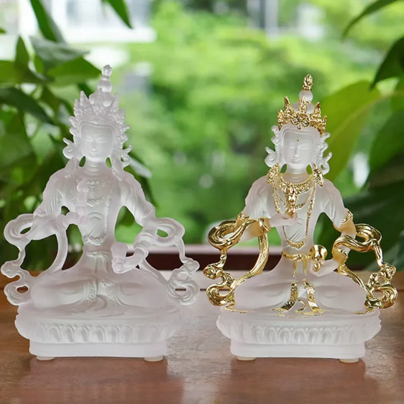 Advanced Gold King Kong Sa Paste Colored Glaze Home Buddha Supplies Desktop Ornaments Handicraft Gifts