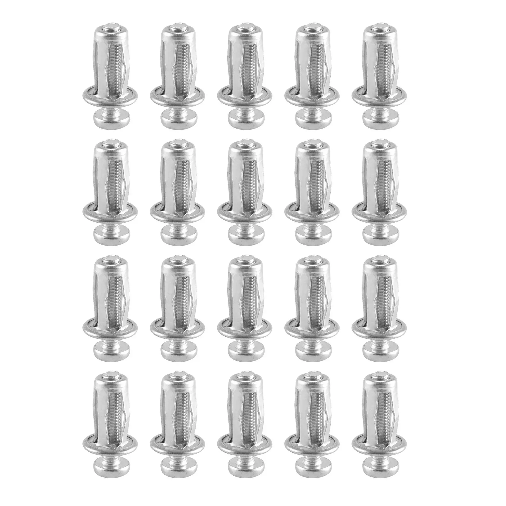 

AEE2-20 шт. гайки домкрата автомобильные металлические винты лепестковые гайки с винтом для полых стен железная кожа