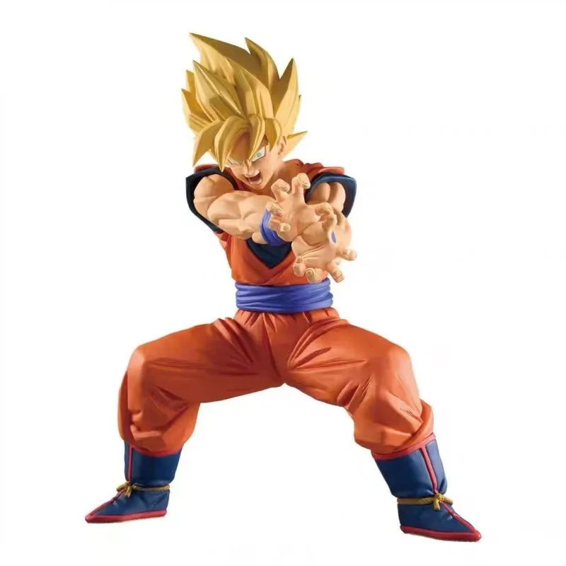 

Оригинальная коллекционная фигурка Bandai BANPRESTO Anime Dragon Ball Z Grandista Super Saiyan 2 Goku из ПВХ, модель-игрушка, подарок