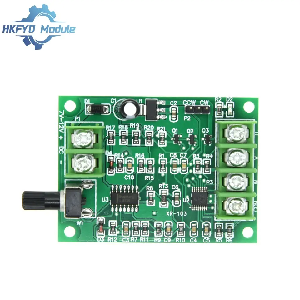 Scheda di azionamento del motore cc senza spazzole scheda di controllo della velocità dell\'unità ottica controller del motore del disco rigido 7V-12V