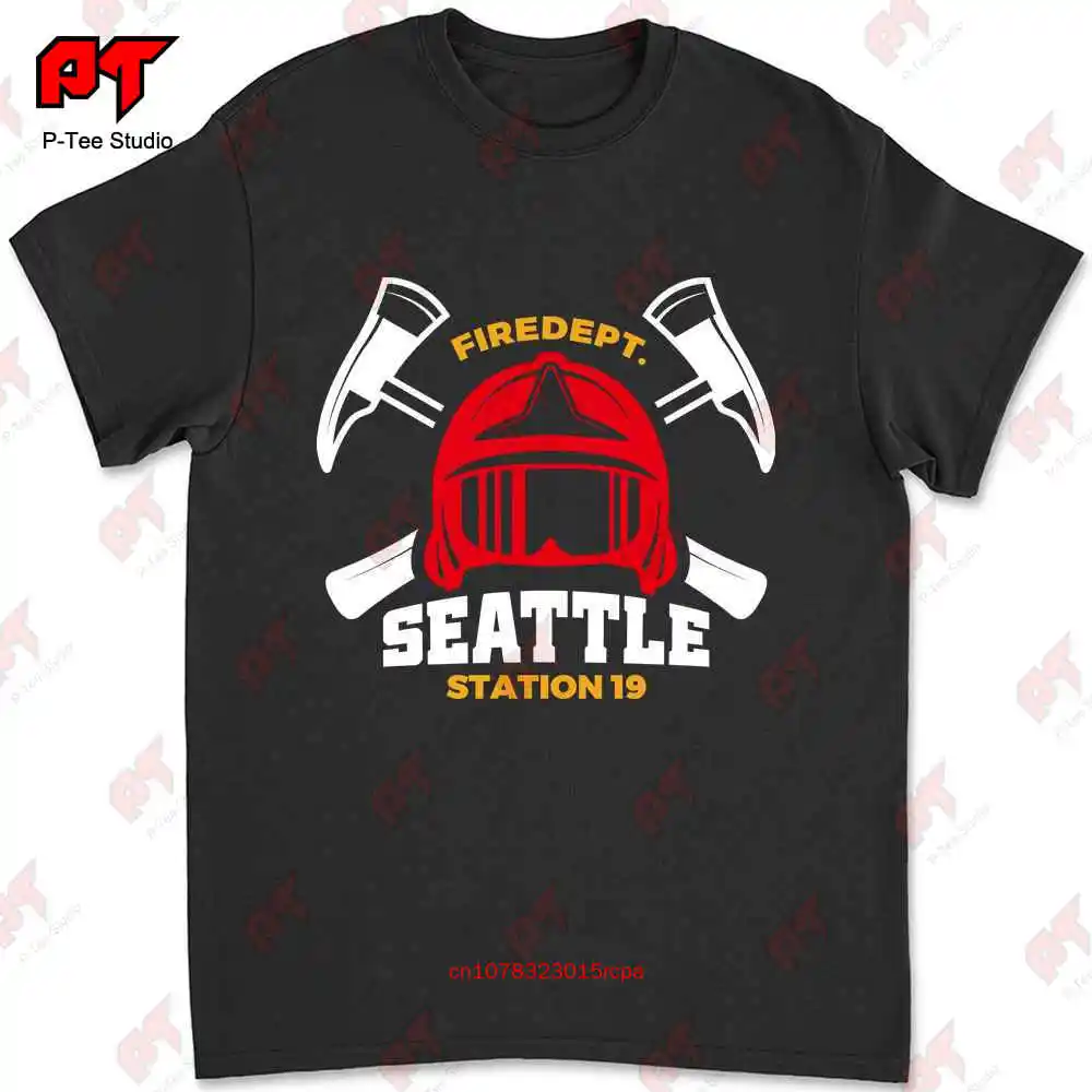 New Seattle Fire Department Firefighter Station 19 Tv Series T Shirt Men'S EPAC