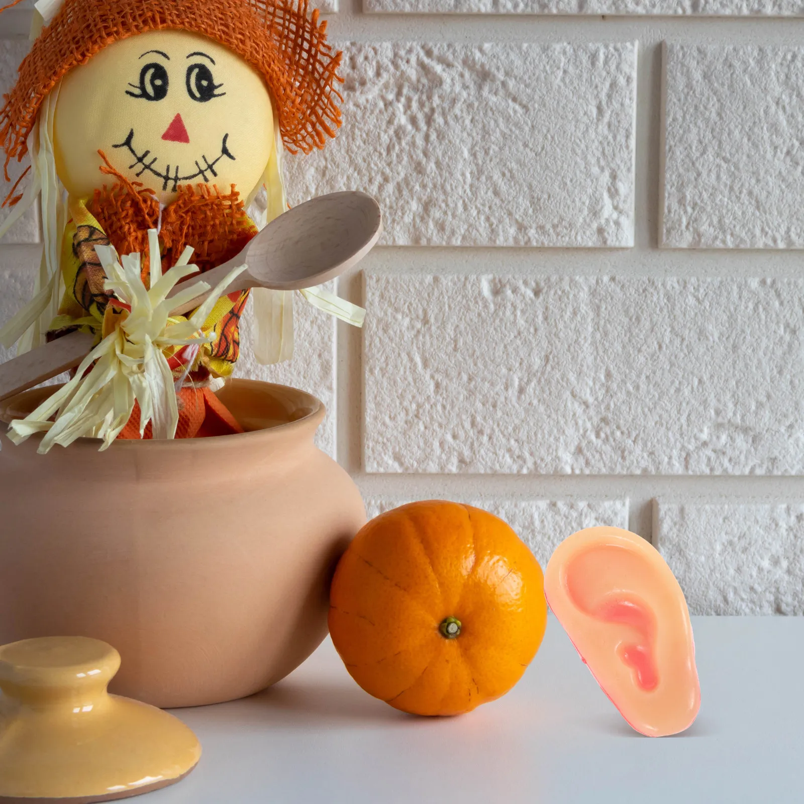 

10 шт. мягких резиновых накладных ушей для розыгрышей, реалистичные реквизиты для Хэллоуина, Дня дураков, косплея, праздничных мероприятий