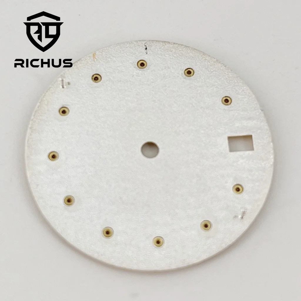 RICHUS 28.5mm 시계 다이얼 NH35 다이얼 NH34 NH35 NH36 Movemennt 시계 액세서리