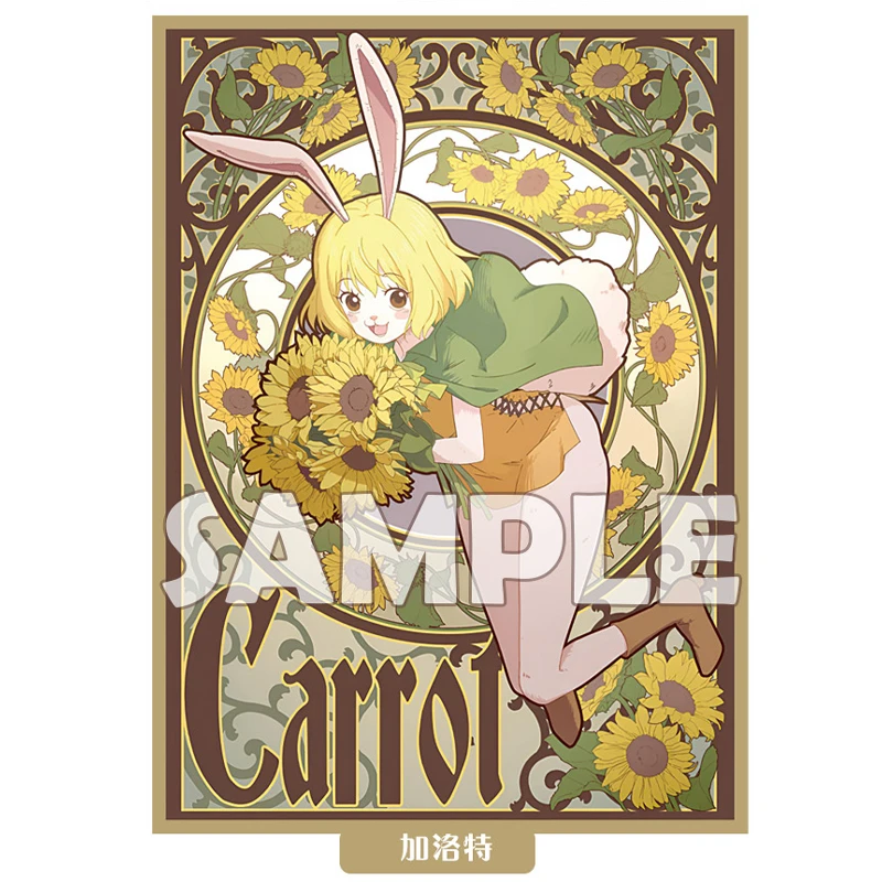 60pcs/set One piece Flash Card sleeve Carrot Charlotte Pudding PTCG Anime Game Collection Card Protective Cover Gift Toys 67X92