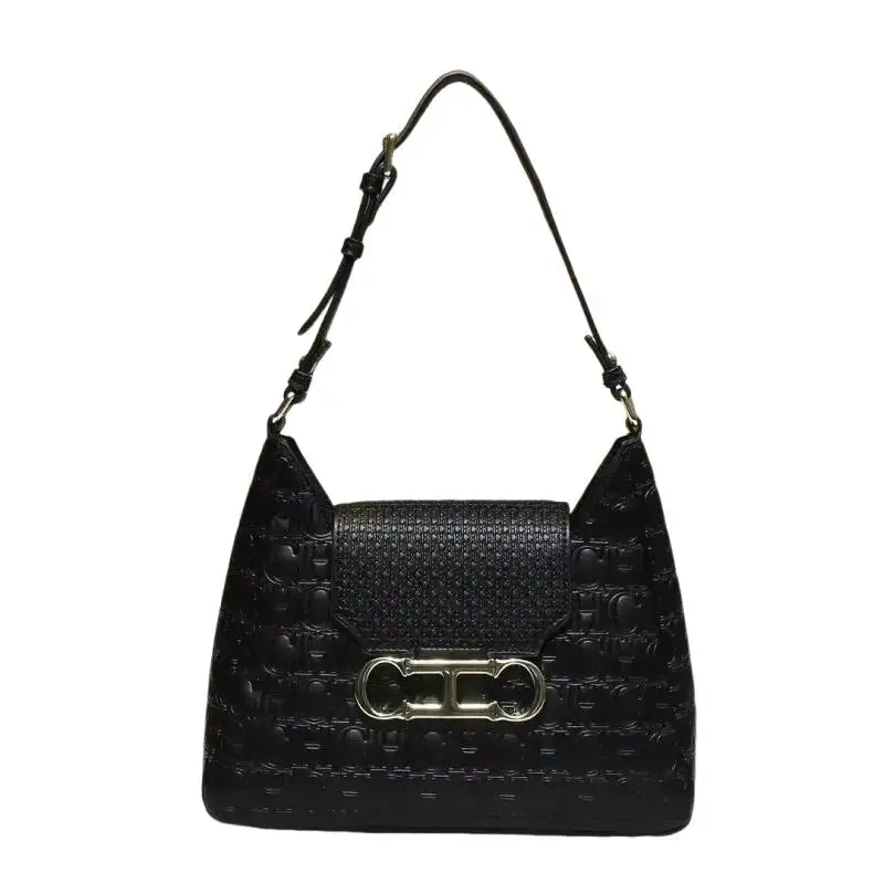 العلامة التجارية الفاخرة الأجهزة مشبك حقيبة يد السيدات حقيبة الهاتف الخليوي قابل للتعديل تنقش رسالة حقيبة كتف السيدات الموضة #2