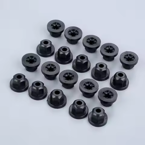 20Pcs 16131176747 Auto Car Plastic Body Nut Flange Clip Fit for Benz 0039900251 for BMW Car Clips Accessories
