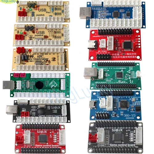 Joystick Arcade controlador de placa de retardo cero Pc PS3 XBOX 360 Raspberry Pi juego de salón recreativo Usb Android Control Neo Geo