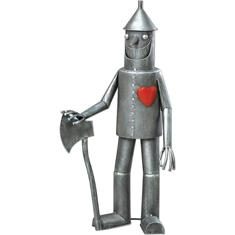 

Bits and Pieces 30 ½” Tall Tin Woodsman with a Heart Garden Statue Yard Decorations Outdoor Sculptures - Garden Decor