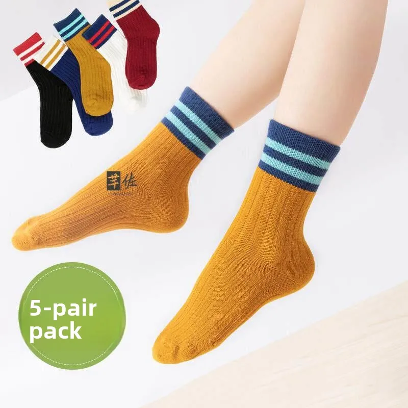 Kids Mid-Calf Bubble Socks Breathable Thin Summer Anti-Odor Girl's Lace Trim Socks for Small Shoes Casual Eyelet Design Short...