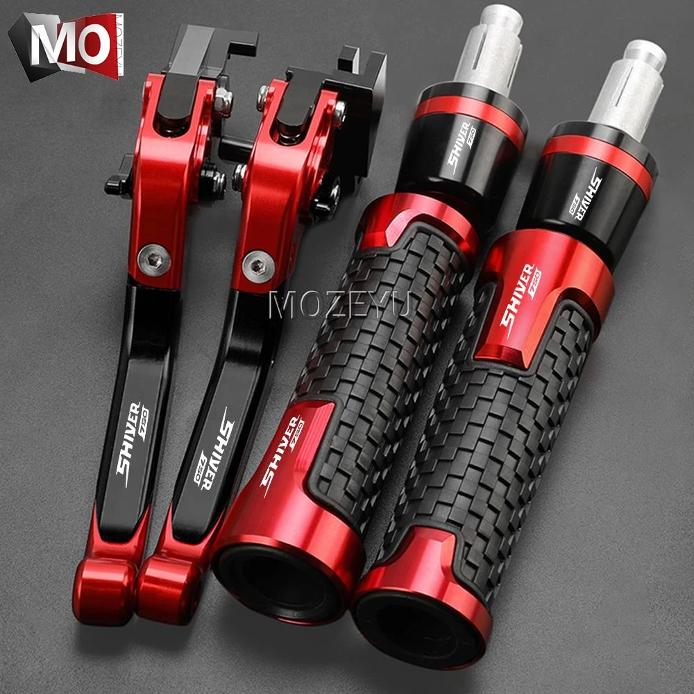 

For Aprilia SHIVER 750/ GT 2007-2016 2009 2010 2011 2012 2013 Motorcycle Adjustable Brake Clutch Levers 22mm Handlebar grips end