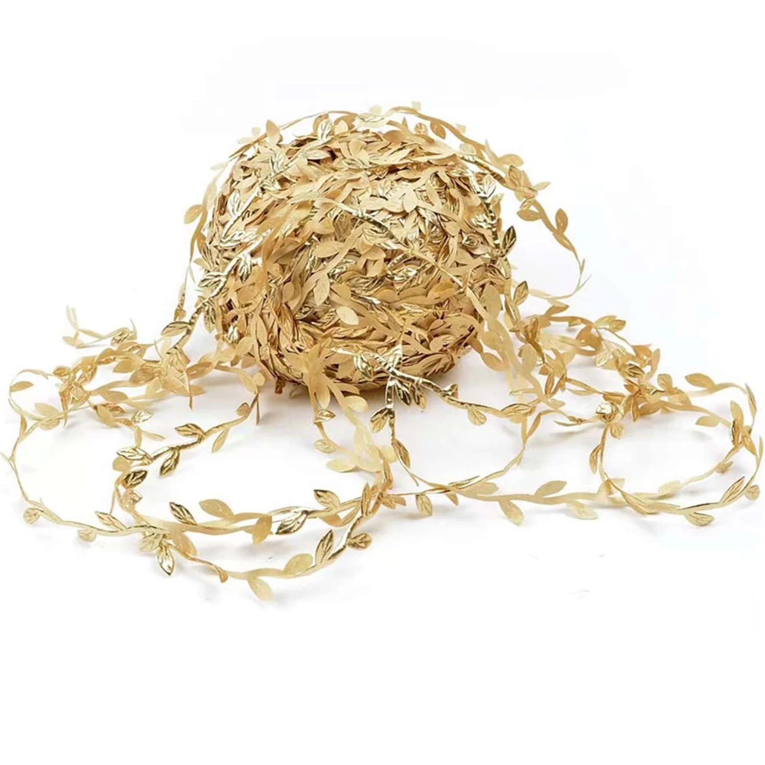 Couronne de feuilles de fleurs artificielles, plante de vigne, décor de salle de maison, couronne de