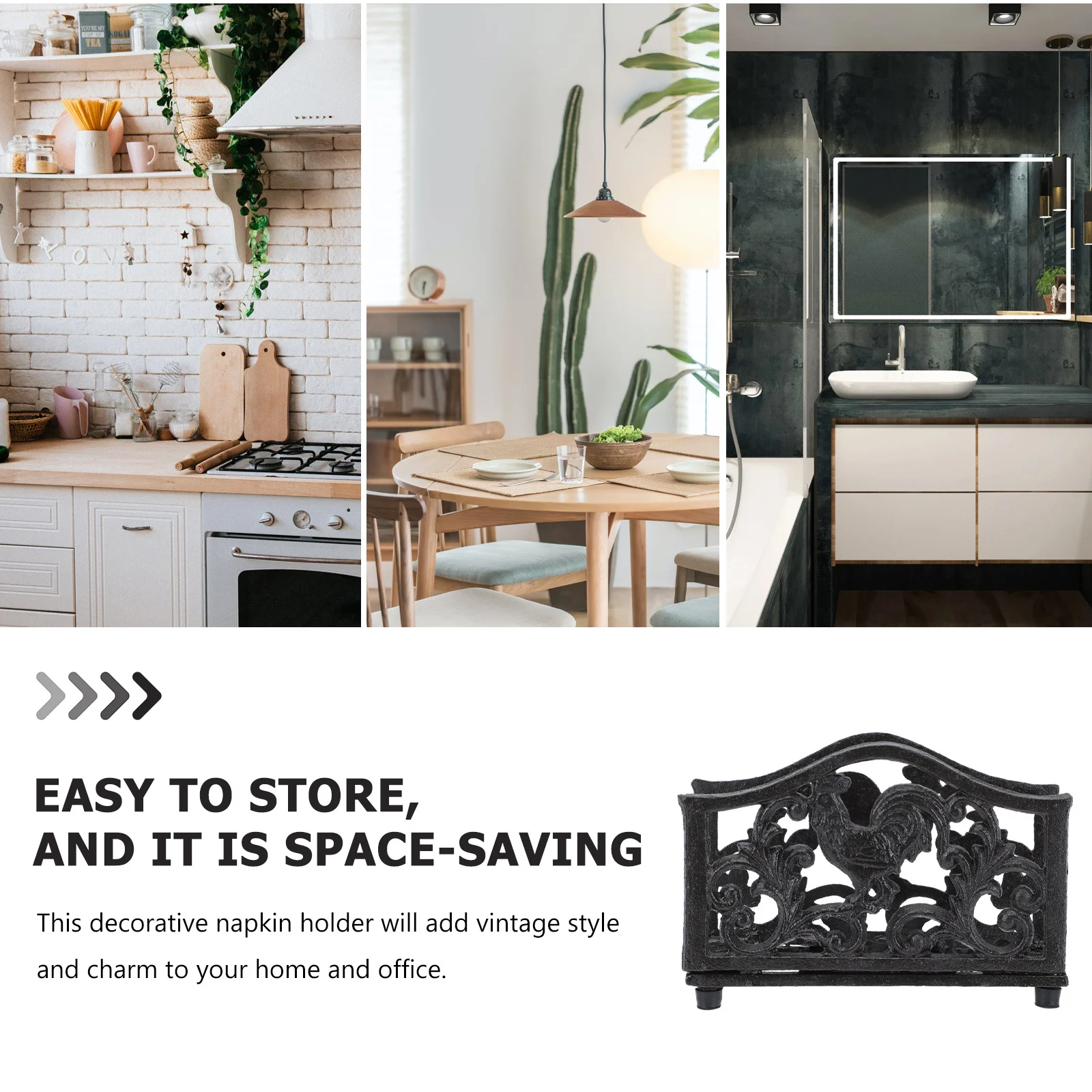 

1 шт., креативная подставка для салфеток, износостойкая, элегантный дизайн, практичный домашний декор для кухни, держатель для салфеток, вешалка для бумажных полотенец