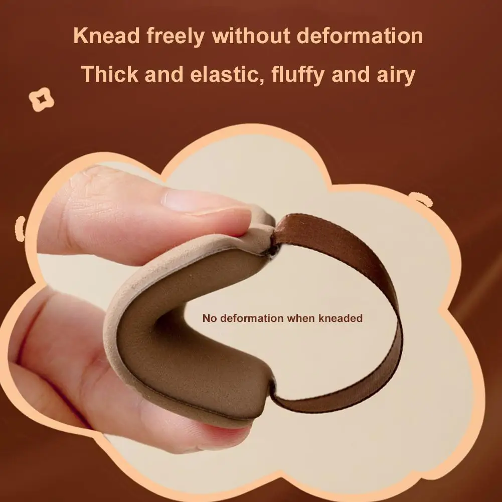 6 قطعة/المجموعة الشوكولاته كوكي مسحوق نفخة الجافة والرطبة ثنائي الغرض سوبر لينة دافئ الإسفنج المخفي الأساس ماكياج مسحوق نفخة #6